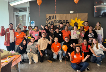Visita con pacientes y cuidadores